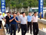 【人文動態】尋烏縣縣委書記柯巖松一行考察安遠縣市民公園建設項目